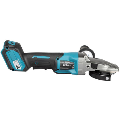 Makita GA056GZ01 40V Max XGT 125mm Brushless Flat-head Angle Grinder Body Only With Makpac Case