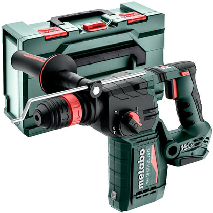 Metabo KH 18 LTX BL 24 Q 18V Brushless SDS+ Combination Hammer Drill with 1 x 4.0Ah Battery Charger & Metabox