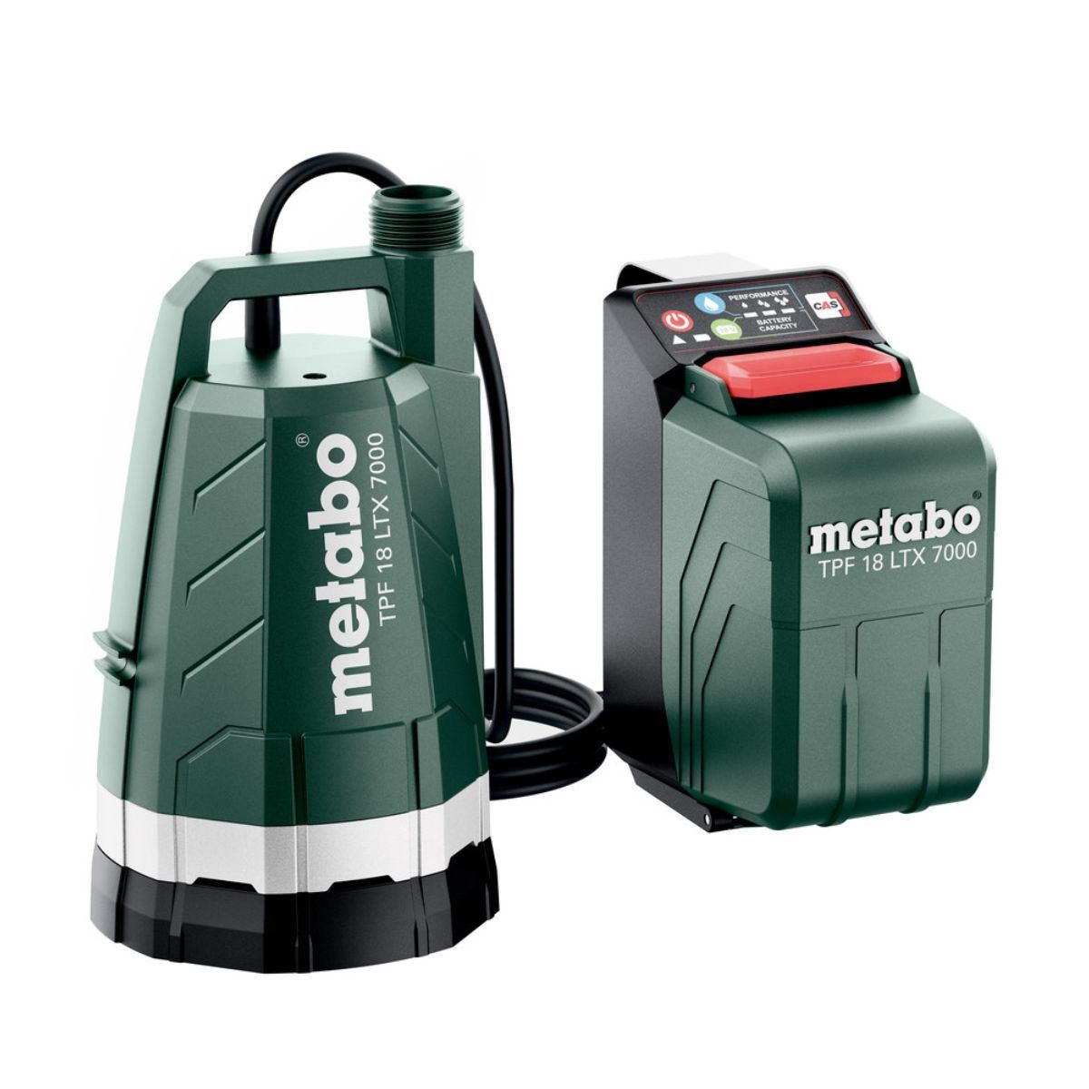 Metabo TPF 18 LTX 7000 18V Submersible Pump with 1 x 8.0Ah Battery & Charger