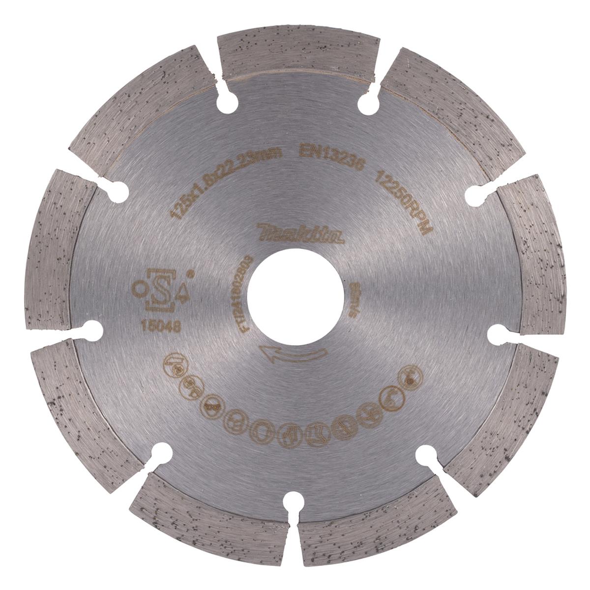 Makita D-80086 125mm Universal Dry/Wet Segmented Diamond Blade