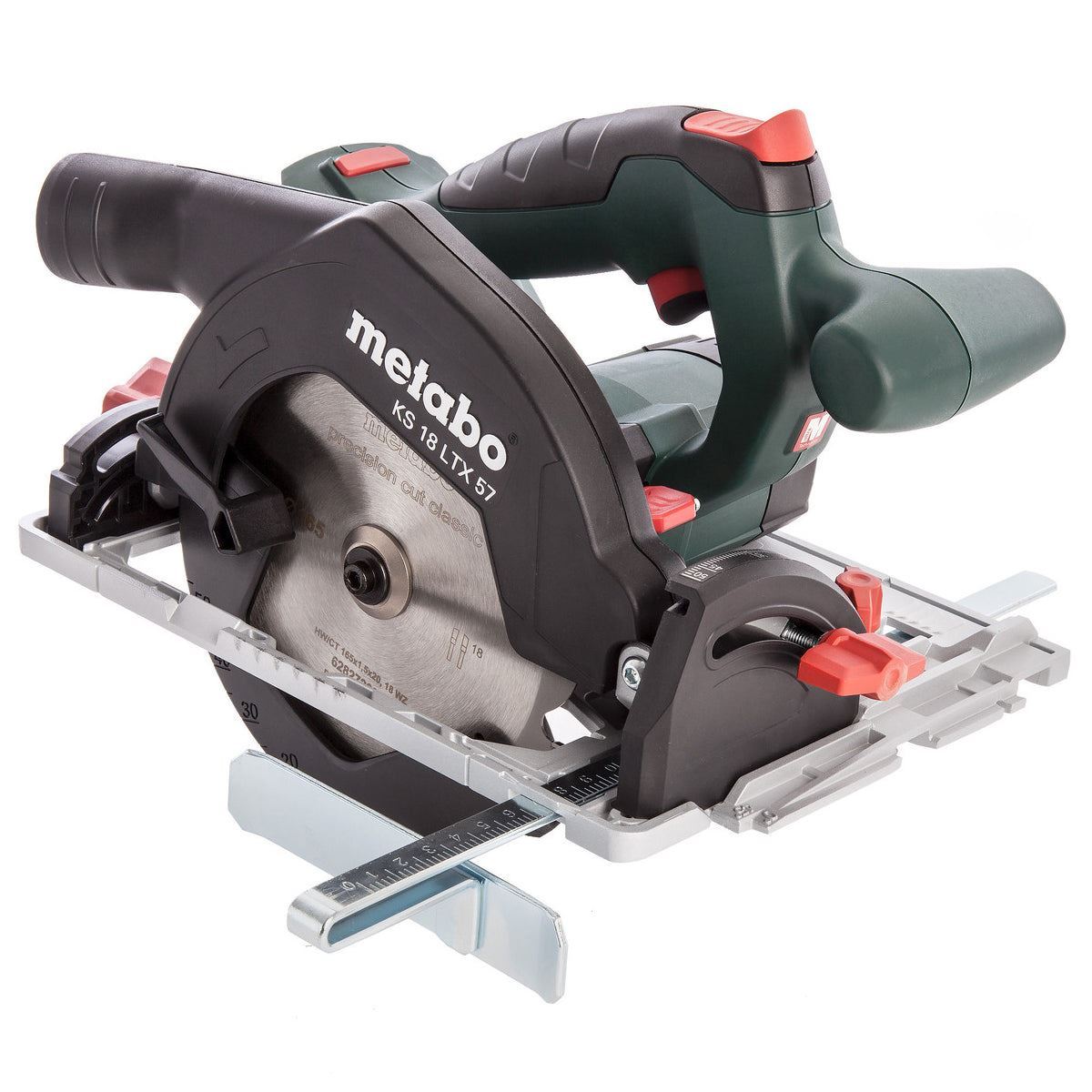Metabo KS 18 LTX 57 18V 165mm Circular Saw with 1 x 8.0Ah Battery Charger & Metabox