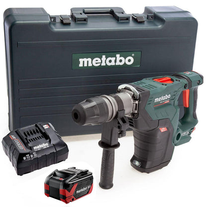 Metabo KHA 18 LTX BL 40 18V Brushless SDS-Max Combination Hammer Drill with 1 x 8.0Ah Battery Charger & Case