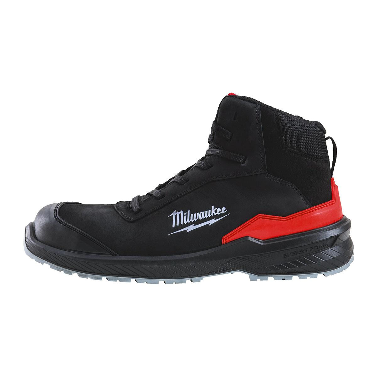 Milwaukee Flextred S3S Mid Cut Safety Boots Black Size 7 - 4932493732