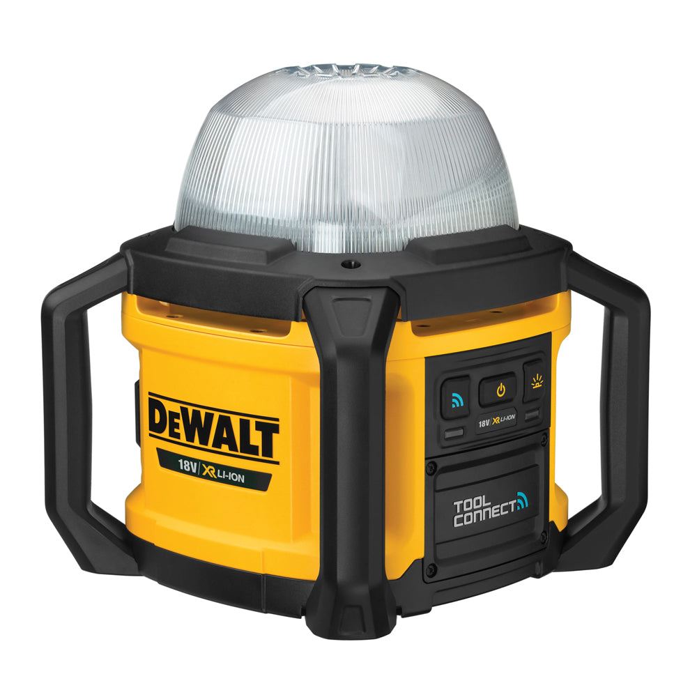 Dewalt DCL074 18V XR Tool Connect Area Light with 1 x 5.0Ah Battery & Charger
