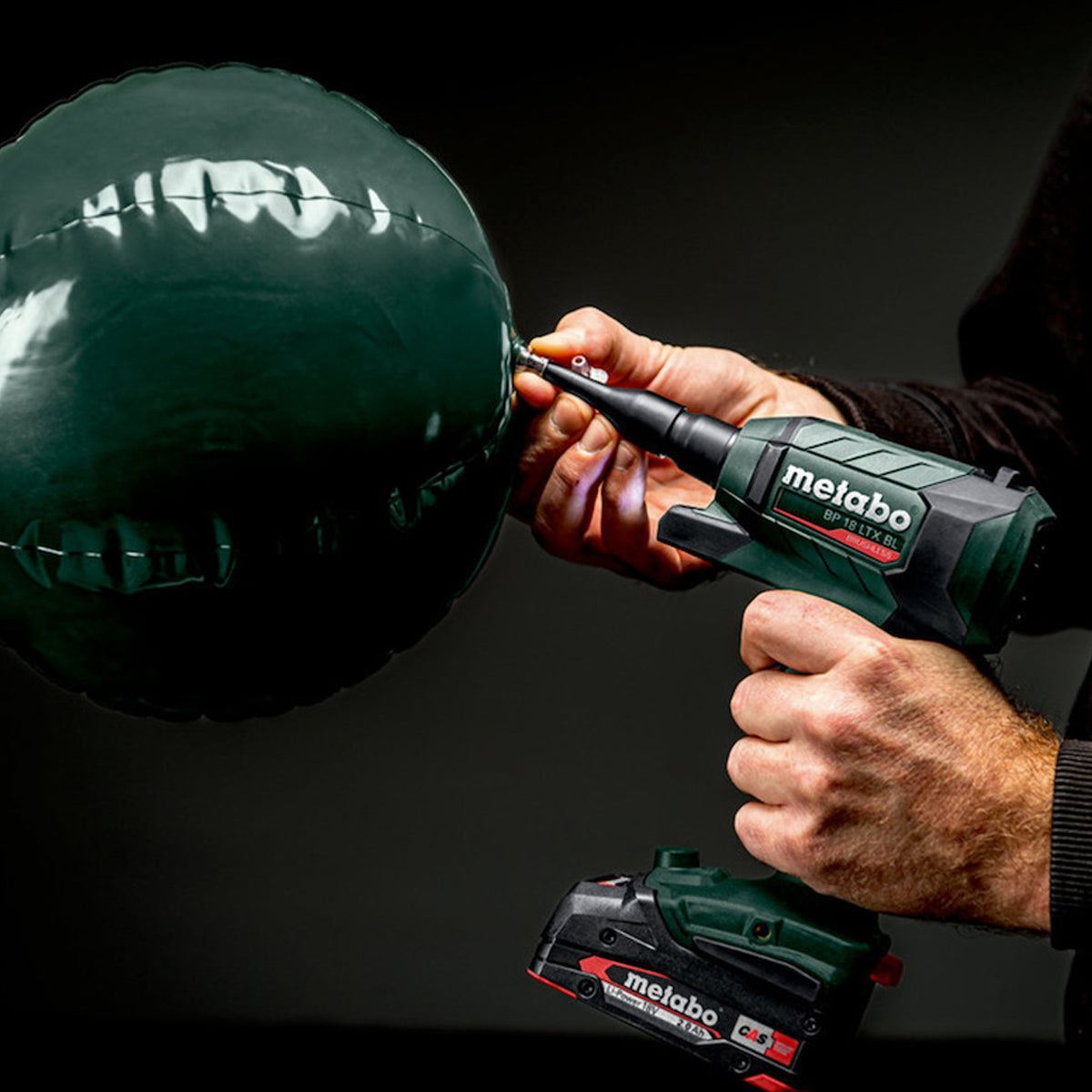 Metabo BP 18 LTX BL 18V Brushless Blower with 1 x 8.0Ah Battery Charger & Bag