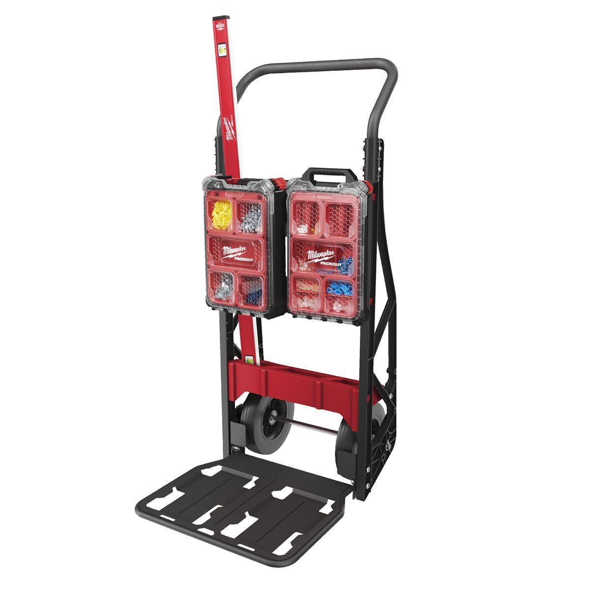 Milwaukee Packout 2 Wheeled Cart with Crate & XL Tool Box