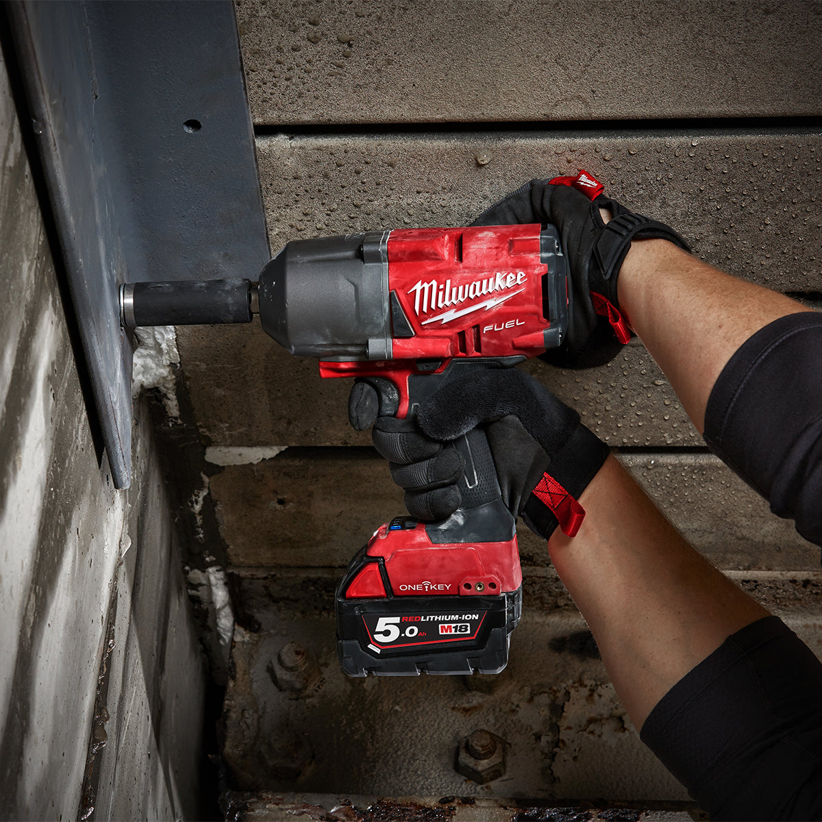 Milwaukee M18ONEFHIWF34-0B M18 FUEL 18V Brushless 3/4" Impact Wrench with 3/4" 5 Piece Socket Set