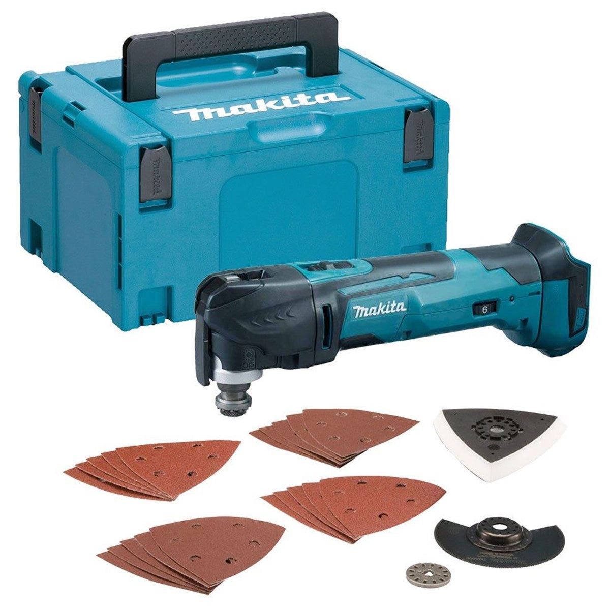 Makita DTM51ZJX7 18V LXT Li-ion Oscillating Multi Tool Cutter with 1 x 3.0Ah Battery Charger & Case