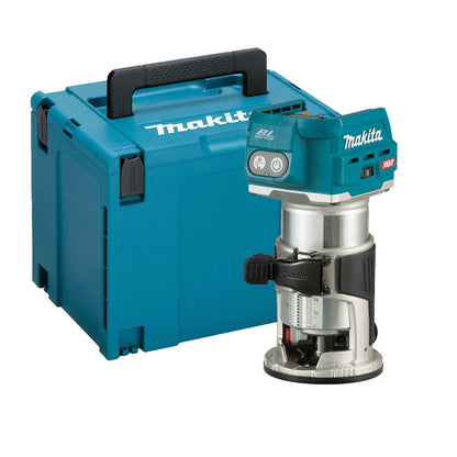 Makita RT001GZ20 40Vmax XGT Li-Ion Brushless Router Trimmer with 1 x 5.0Ah Battery Charger & Case