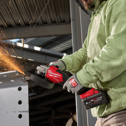 Milwaukee M18FHSAGO180VXPDB2-0X 18V M18 Angle Grinder with 1 x 8.0Ah Battery Charger & Case