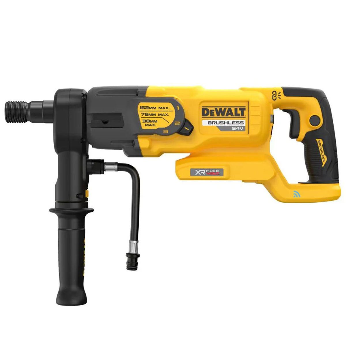 Dewalt DCD150X2-GB 54V XR FLEXVOLT Brushless 162mm Diamond Drill with 2 x 9.0Ah Battery Charger & Kitbox