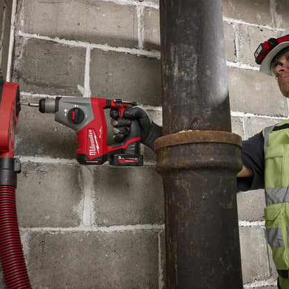 Milwaukee M12FHAC16-502X 12V Brushless 16mm SDS+ Hammer Drill with 2 x 5.0Ah Battery Charger & Case 4933499186