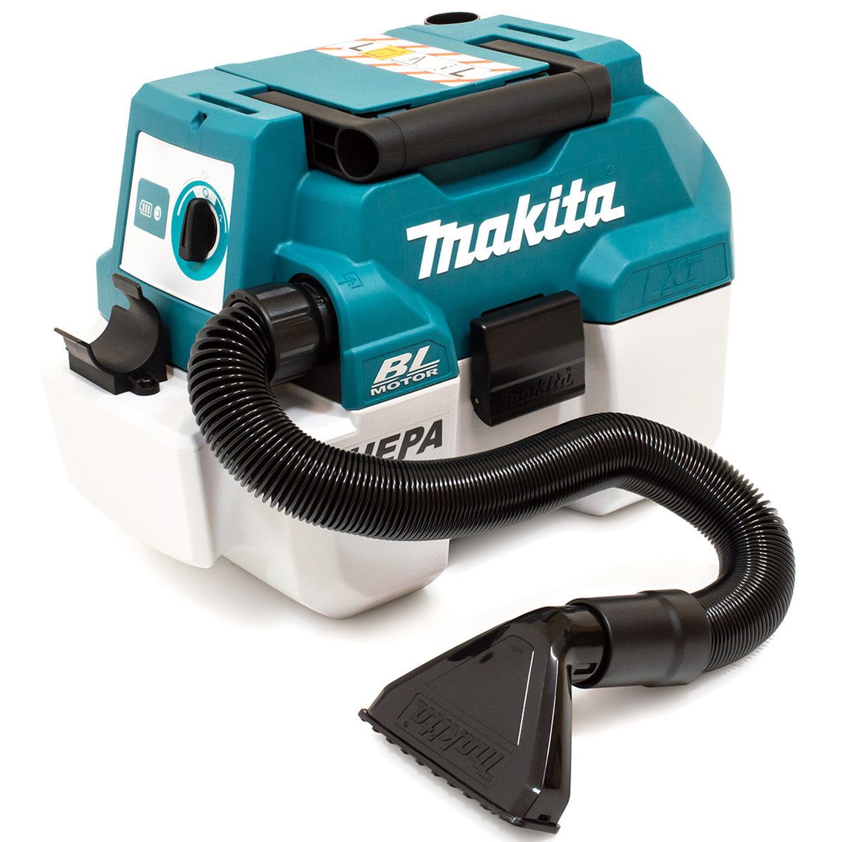 Makita DVC750LZ 18V LXT Brushless L-Class Vacuum Cleaner with 1 x 6.0Ah Battery & Charger