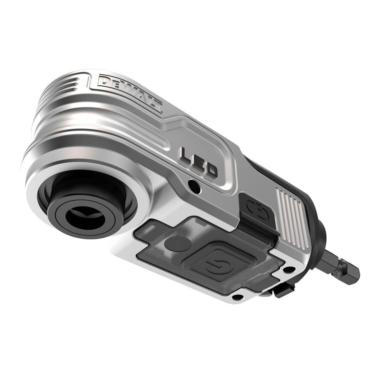 Dewalt DTLRA-QZ 1/4" Hex Impact Right Angle Attachment with LED Light