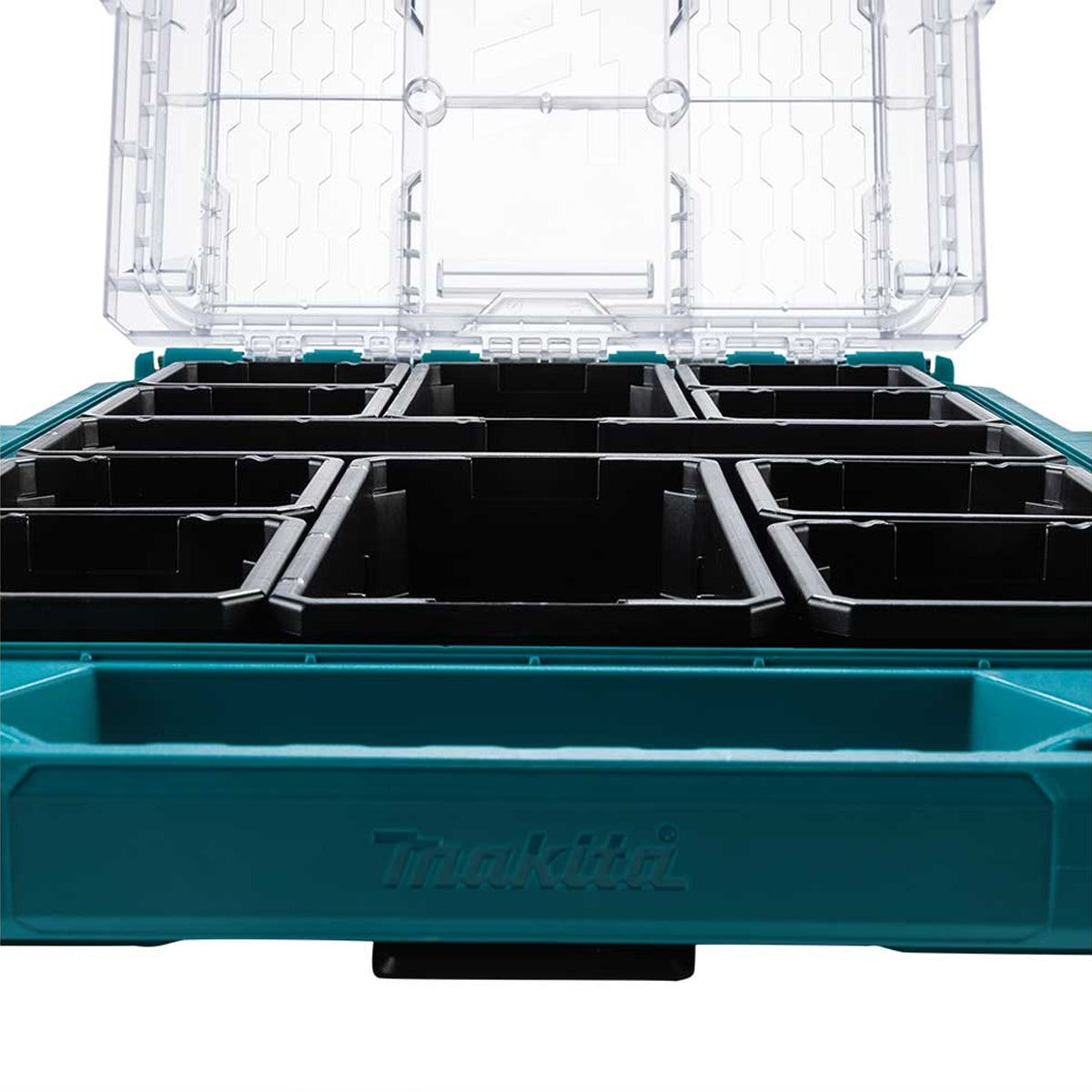 Makita MAKTRAK 3 Piece Storage Set Rolling Tool Chest, Medium Tool Box & Organiser