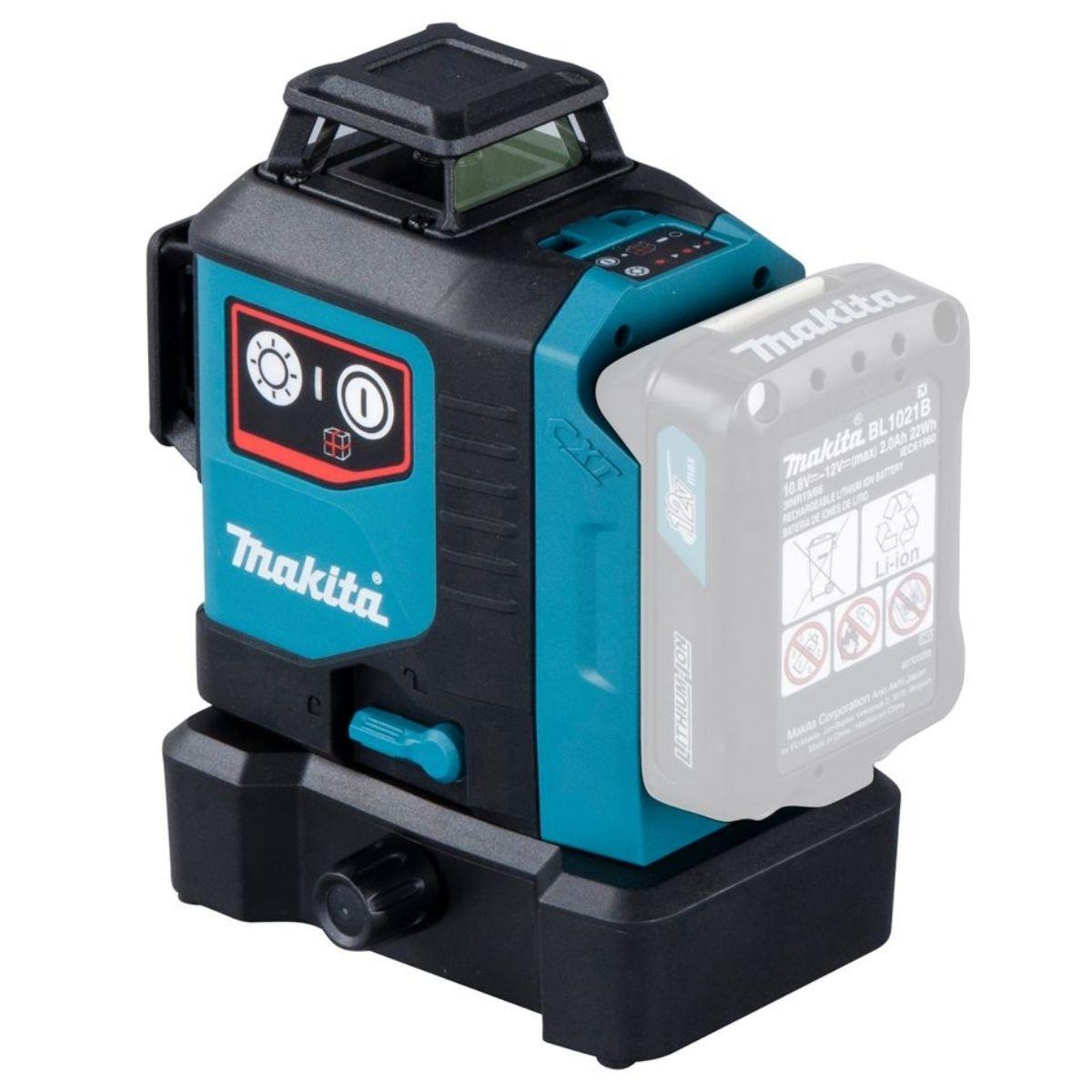 Makita SK700DZ 12Vmax CXT 25m Red Multi-Line Laser With Kit Bag