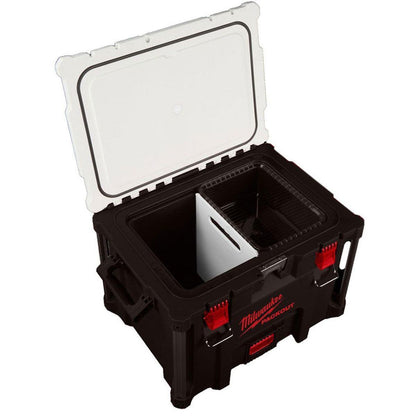 Milwaukee Packout Rolling Drawer Tool Box Trolley With 3 Drawer Tool Box & 38L XL Cooler