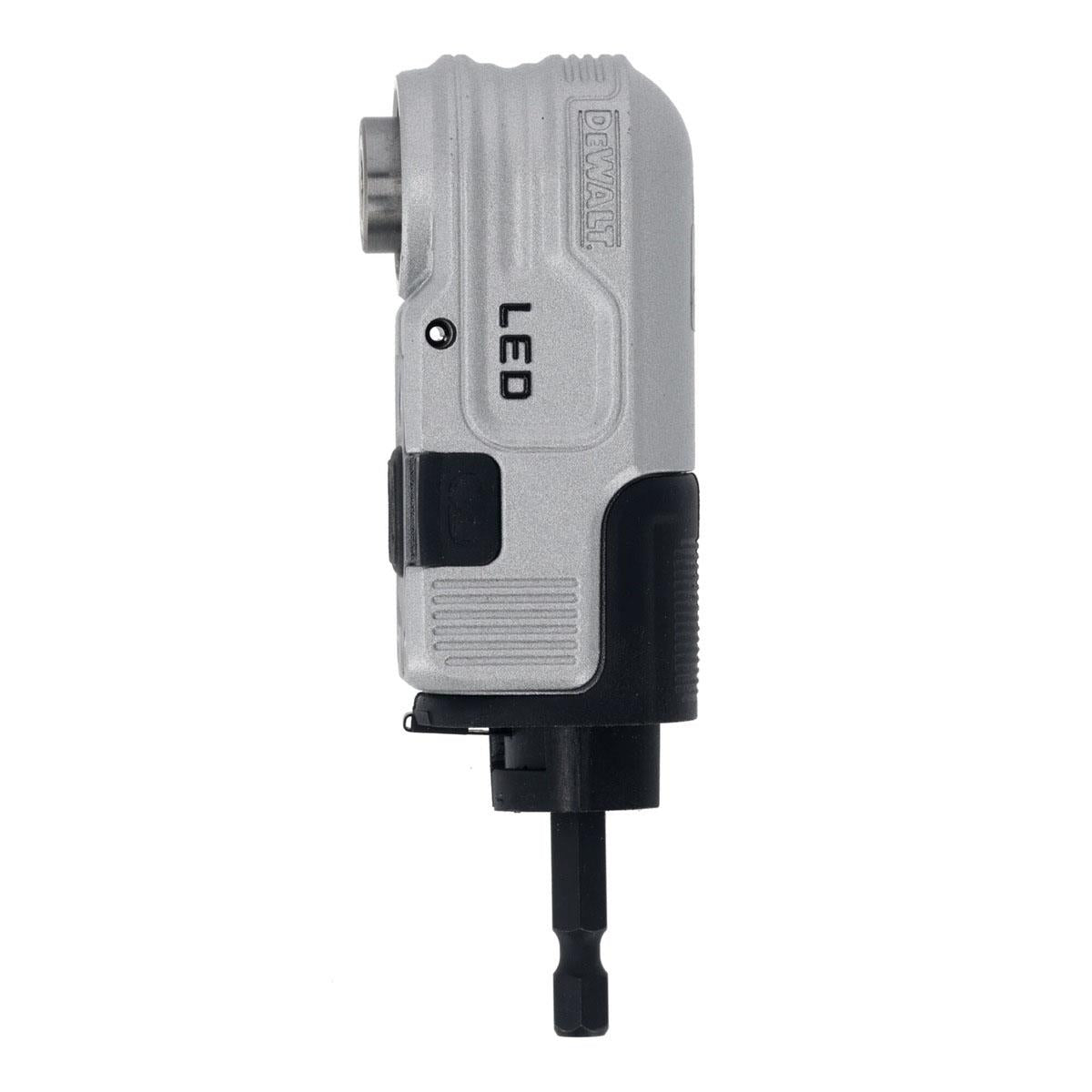 Dewalt DTLRA-QZ 1/4" Hex Impact Right Angle Attachment with LED Light