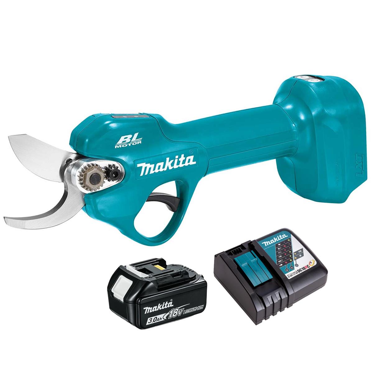 Makita DUP181Z 18V LXT Brushless Pruning Shears With 1 x 3.0Ah Battery & Charger