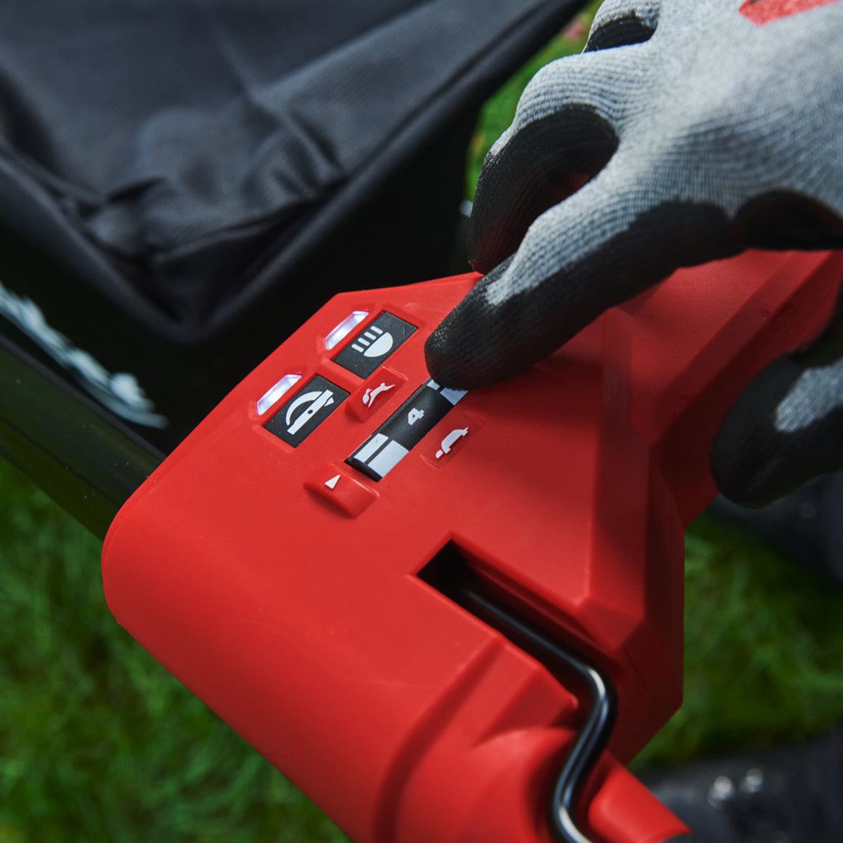 Milwaukee M18F2LM46-0 36V FUEL Brushless 46cm Self Propelled Lawn Mower with 2 x 12.0Ah Battery & Charger