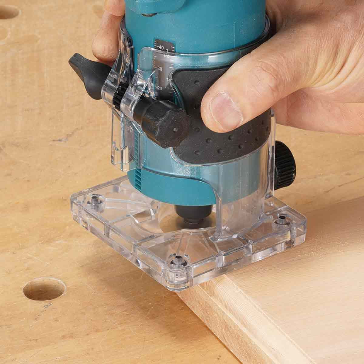 Makita DRT52Z 18V LXT Brushless 1/4" Router Trimmer with 1 x 3.0Ah Battery & Charger