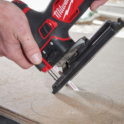 Milwaukee M12FJS-422X 12V FUEL Brushless Jigsaw with 4.0Ah/2.0Ah Batteries Charger & Case 4933493349