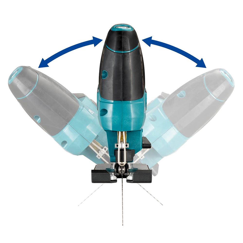 Makita DJV184Z 18V LXT Brushless Top Handle Jigsaw with 1 x 6.0Ah Battery & Charger