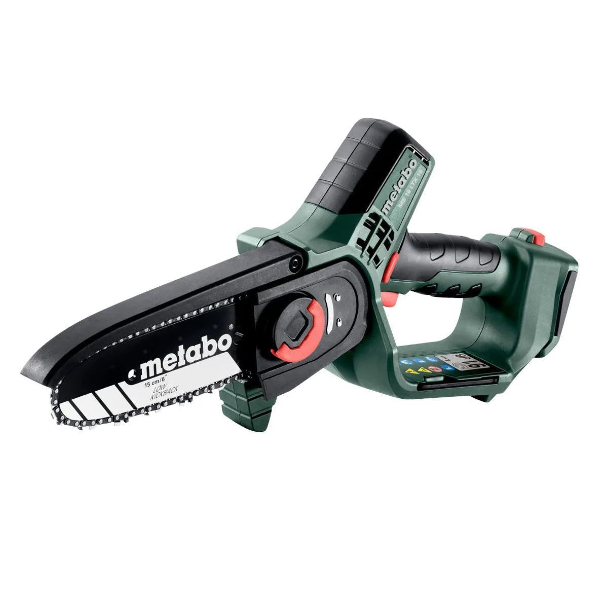 Metabo MS 18 LTX 15 18V 150mm Pruning Saw with 1 x 8.0Ah Battery Charger & Metabox