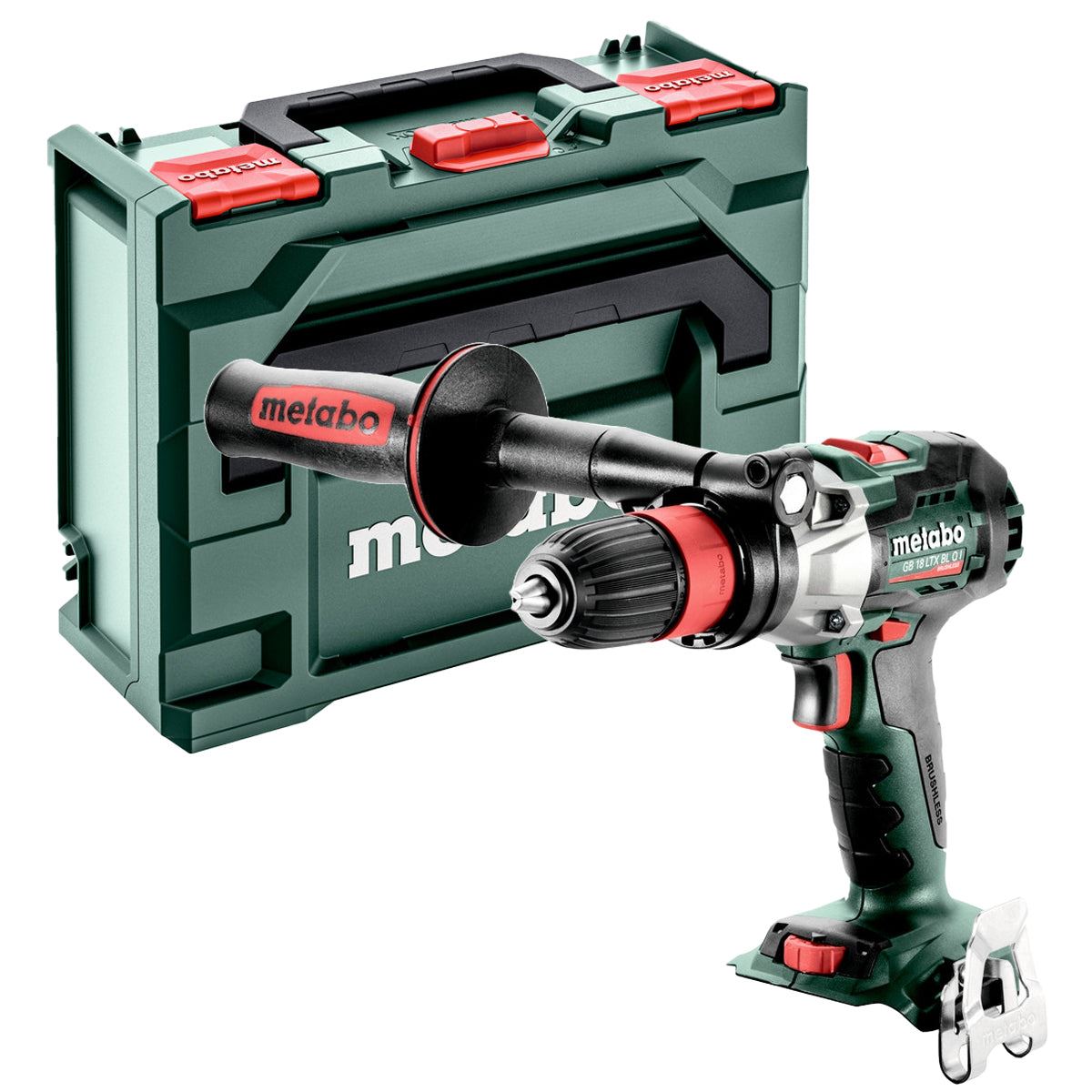 Metabo GB 18 LTX BL Q I 18V Brushless Tapper Drill Driver with 1 x 2.0Ah Battery Charger & Metabox