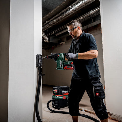 Metabo KH 18 LTX BL 35 Q 18V Brushless 3 Mode SDS+ Rotary Hammer Drill with 1 x 8.0Ah Battery Charger & Metabox