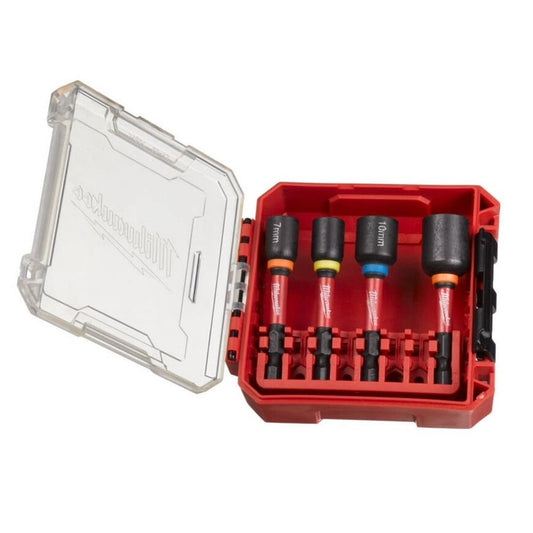 Milwaukee Shockwave Impact Duty Magnetic Nut Driver Set 4 Piece 4932492445