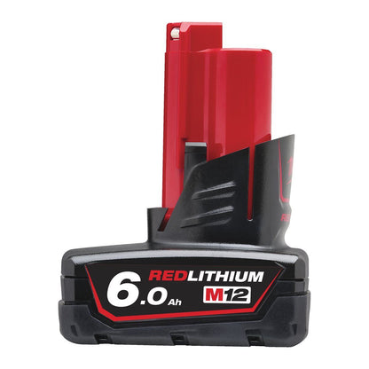 Milwaukee M12B6 Genuine REDLITHIUM-ION 12V 6.0Ah Li-ion Battery 4932451395