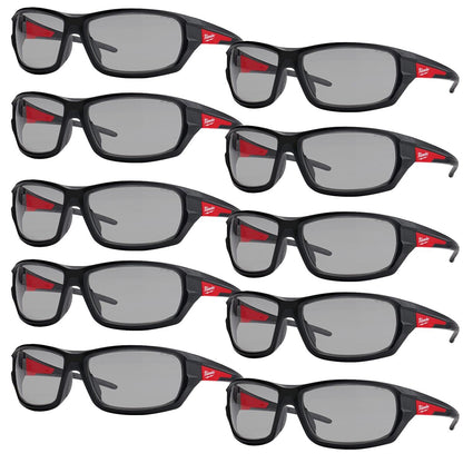 Milwaukee Performance Safety Glasses Grey 4932478908 Pack of 10