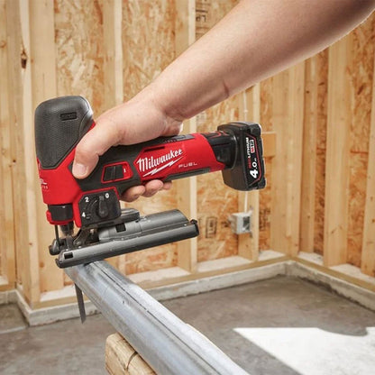 Milwaukee M12FJS-422X 12V FUEL Brushless Jigsaw with 4.0Ah/2.0Ah Batteries Charger & Case 4933493349