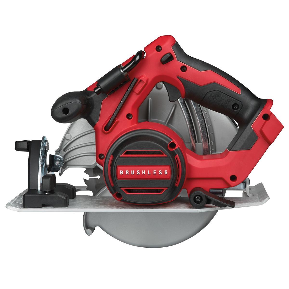 Milwaukee M18BLCS66-0 18V Brushless 190mm Circular Saw with 1 x 5.0Ah Battery Charger & Bag