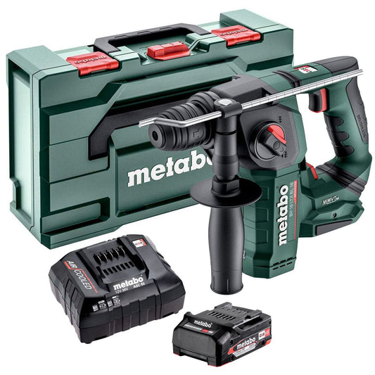 Metabo BH 18 LTX BL 16 18V Brushless SDS+ Rotary Hammer with 1 x 2.0Ah Battery Charger & Metabox