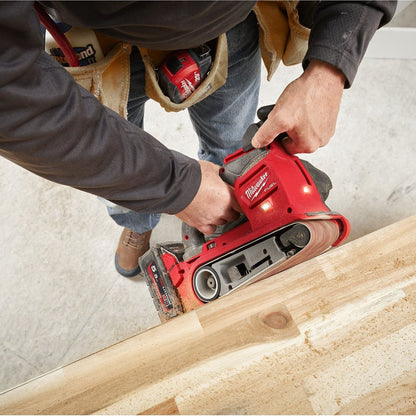 Milwaukee M18FBTS75-0 M18 FUEL 18V Brushless 75mm Belt Sander Body Only 4933479614