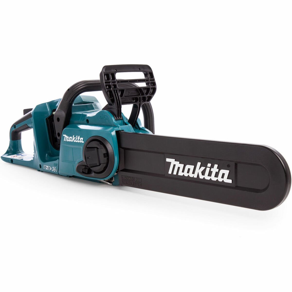 Makita DUC353Z 36V Brushless 350mm Chainsaw With 2 x 5.0Ah Batteries & Charger