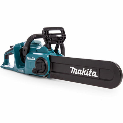 Makita DUC353Z 36V Brushless 350mm Chainsaw With 2 x 5.0Ah Batteries & Charger
