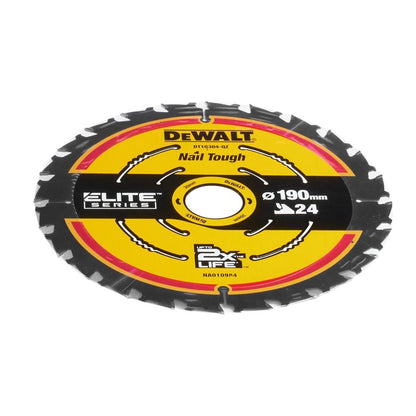 DeWalt DT10304-QZ 190mm 24T Extreme Framing Circular Saw Blade