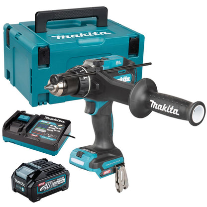 Makita HP003GZ01 40V Max XGT Brushless Combi Drill with 1 x 4.0Ah Battery Charger & Case