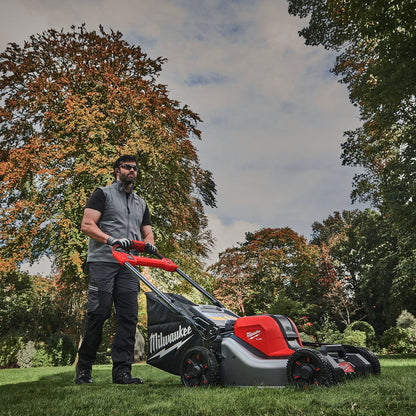 Milwaukee M18F2LM46-0 36V FUEL Brushless 46cm Self Propelled Lawn Mower with 2 x 5.5Ah Battery & Charger