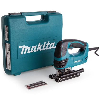 Makita 4350FCT/1 Orbital Jigsaw Tool-Less Blade Change With Job Light 110V/720W