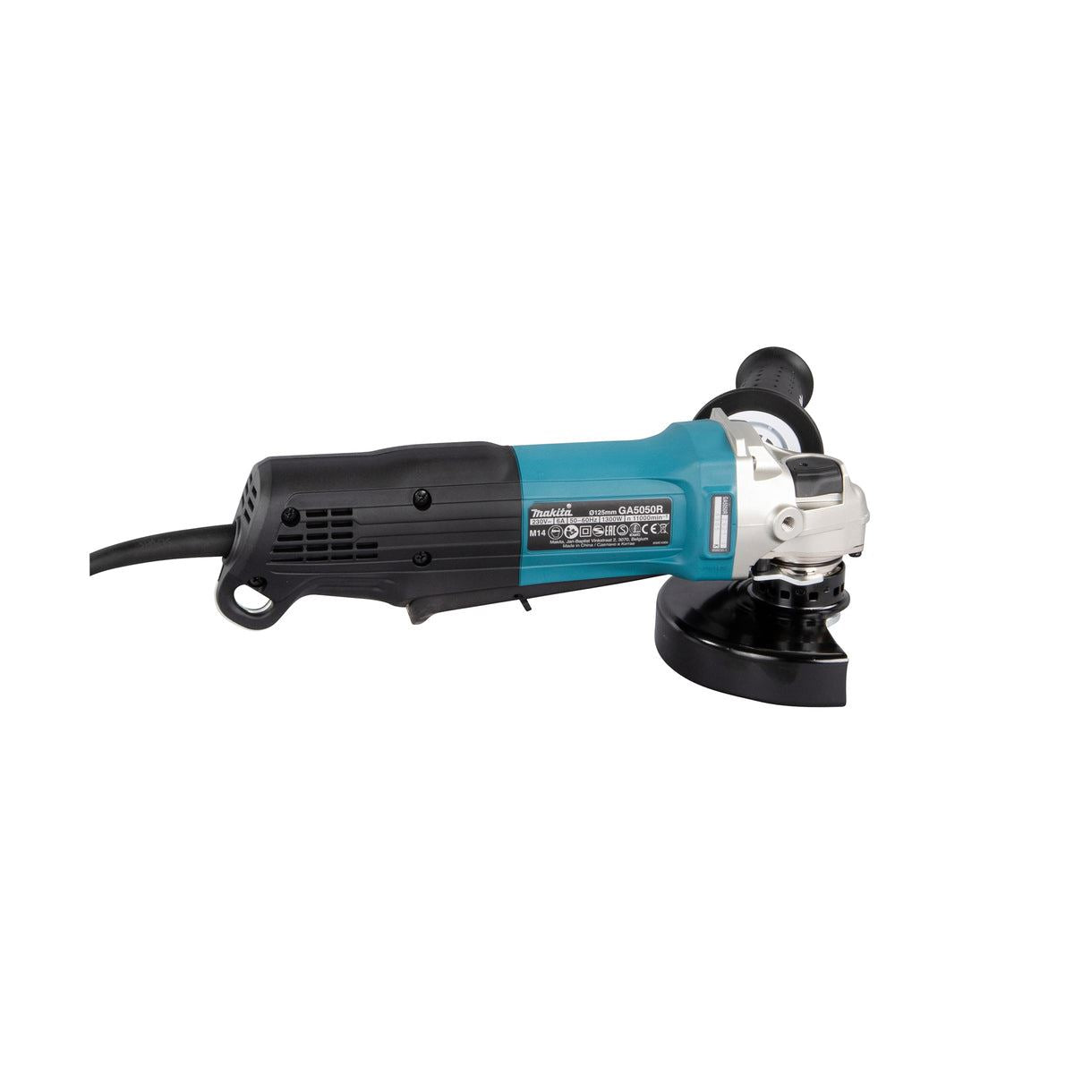 Makita GA5050R/1 125mm Corded Angle Grinder 110V Heavy-Duty Grinder for Precision Cutting & Grinding