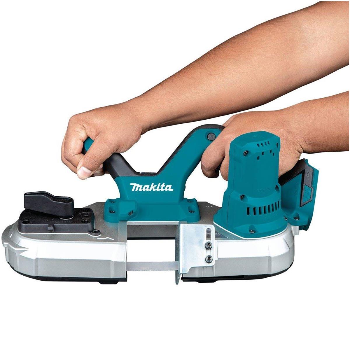 Makita DPB182Z 18V LXT Band Saw with 1 x 5.0Ah Battery & Charger