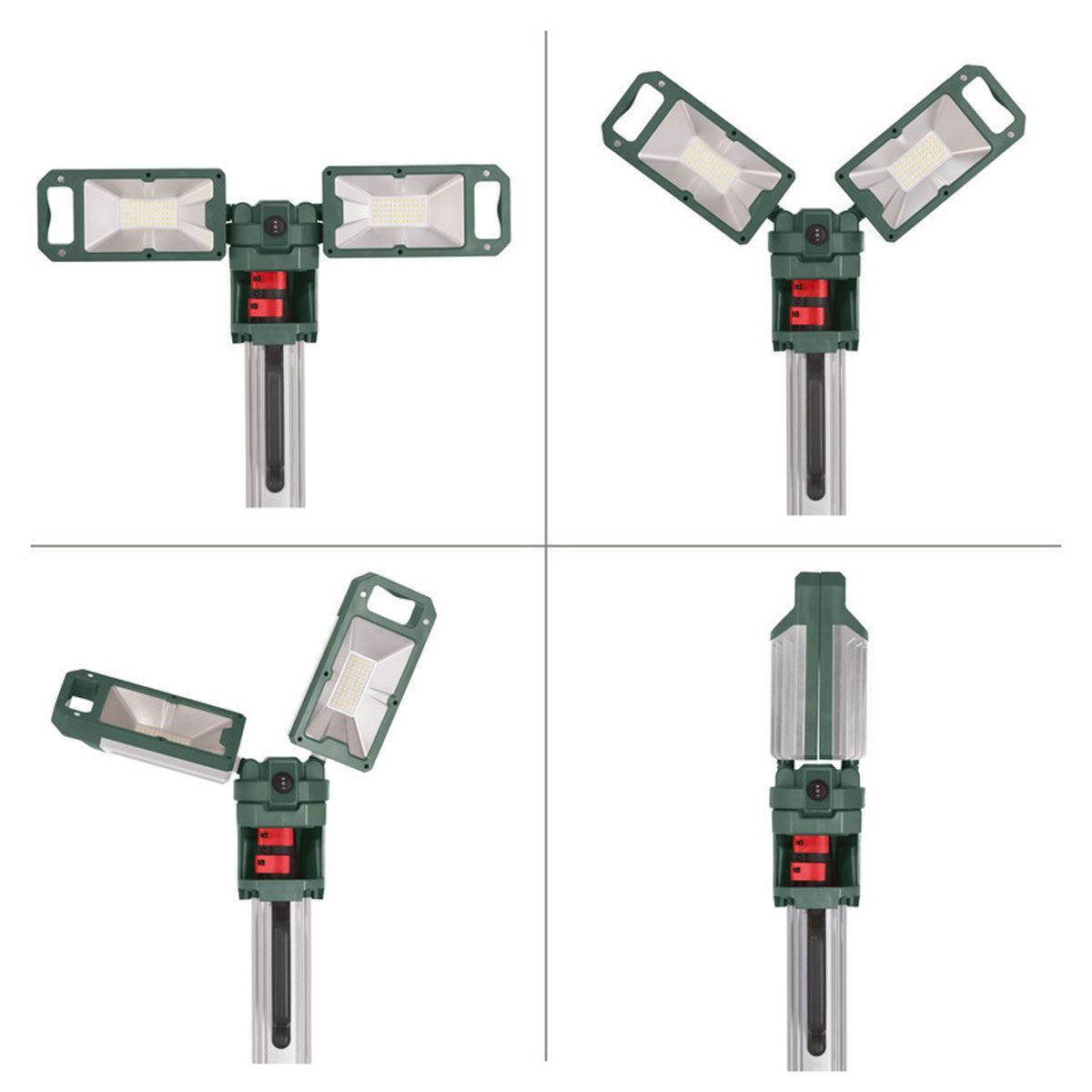 Metabo BSA 18 LED 5000 DUO-S 18V Tripod Site Light with 1 x 8.0Ah Battery & Charger