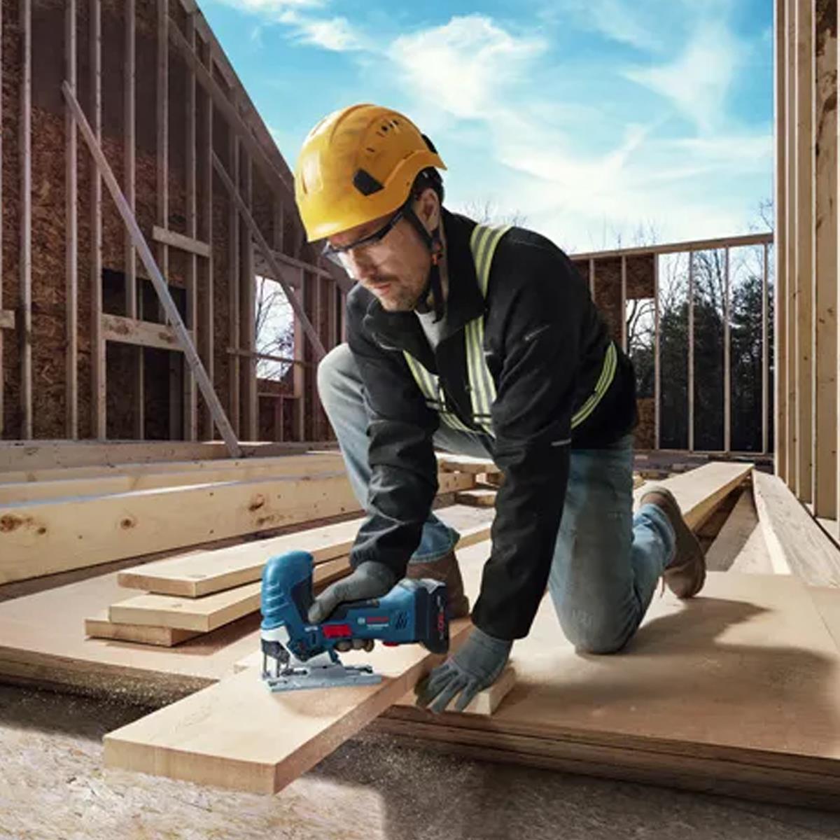 Bosch GST 18V-125 S 18V Brushless Jigsaw with 1 x 5.0Ah Battery & Charger