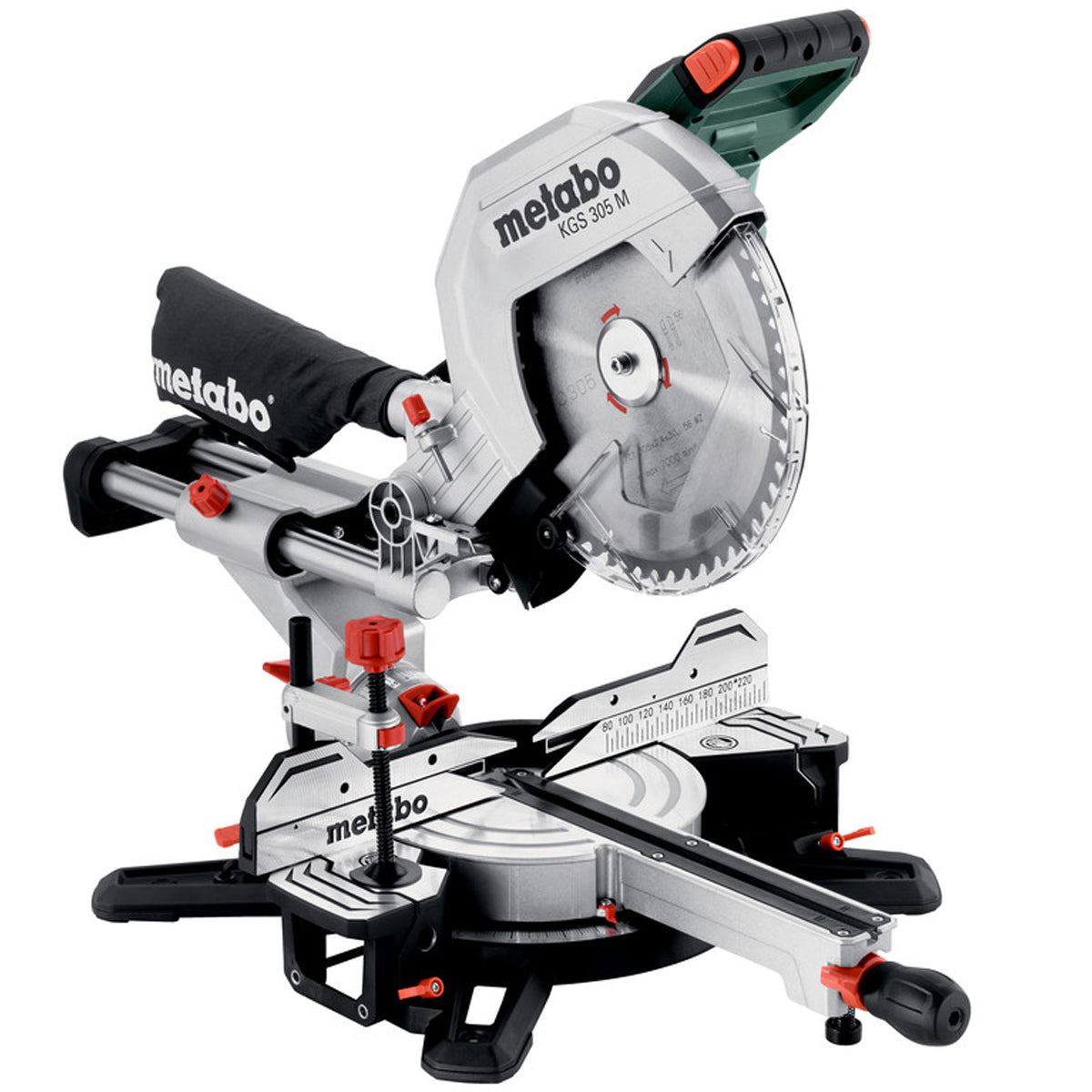 Metabo KGS 305 M 305mm Double Bevel Sliding Compound Mitre Saw 110V 613305390