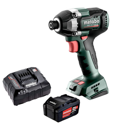 Metabo SSD 18 LT 200 BL 18V Brushless 1/4" Impact Driver with 1 x 5.2Ah Battery & Charger
