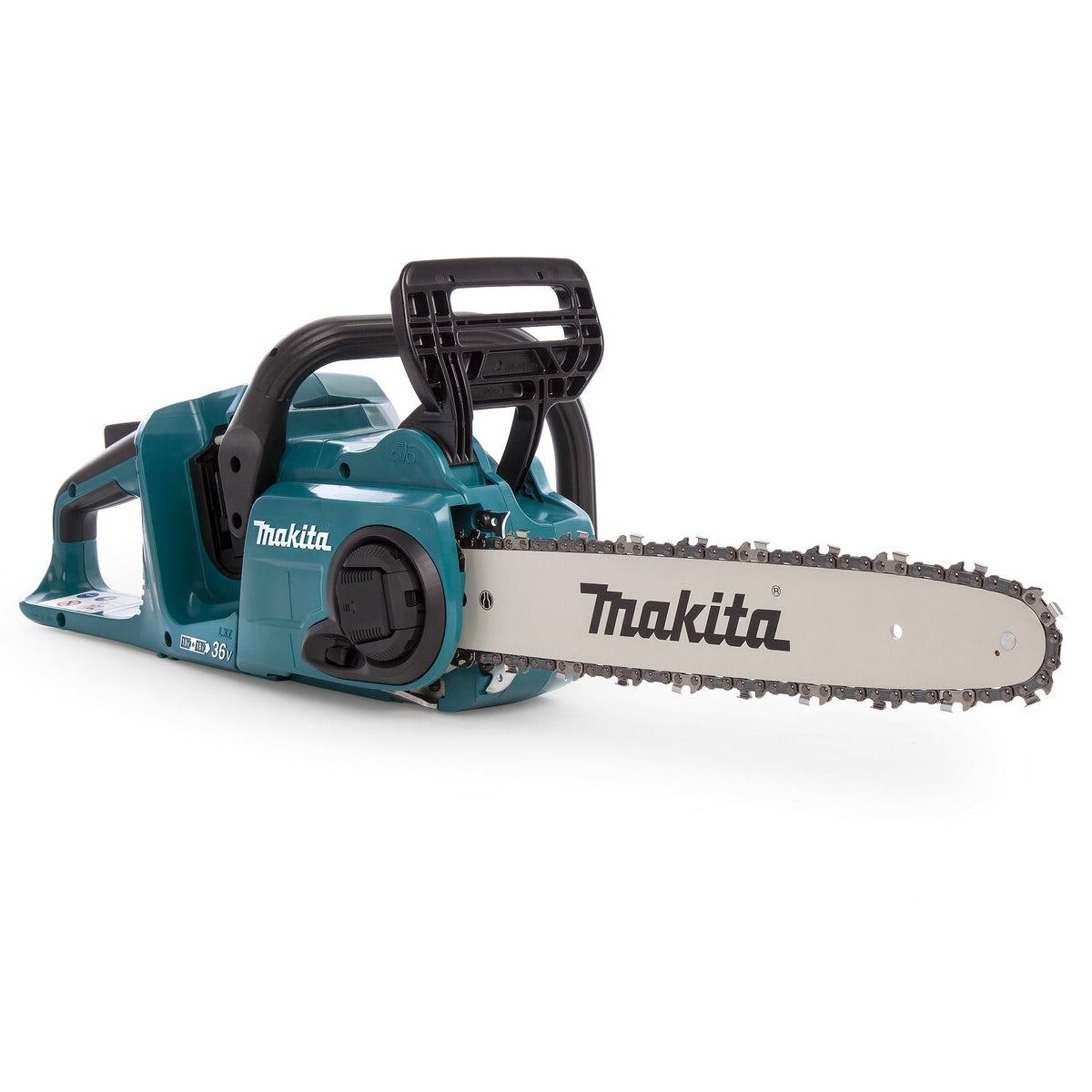 Makita DUC353Z 36V Brushless 350mm Chainsaw With 2 x 5.0Ah Batteries & Charger